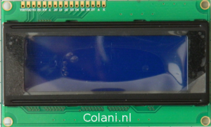 20x4 LCD display
