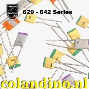 Philips 629 - 642 Serie miniatuur keramische plaat condensator