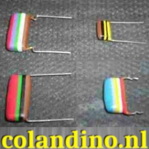 Polyester condensator Philips "engelse drop"