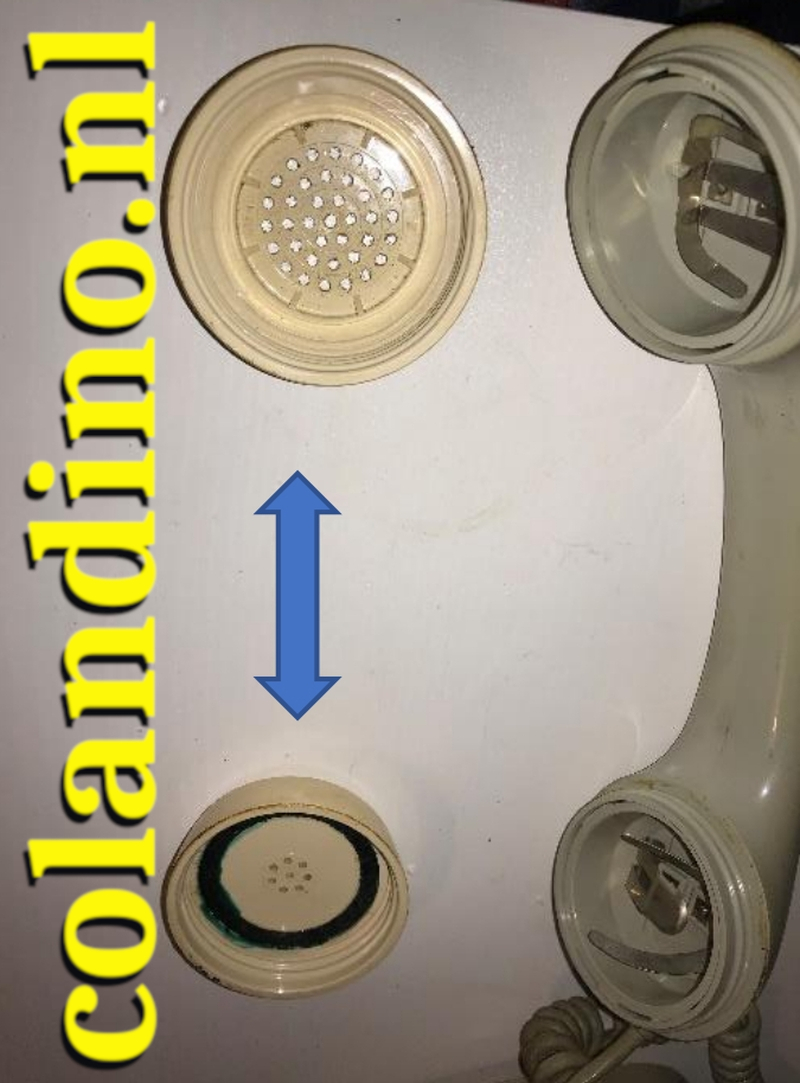 Wissel de doppen om.