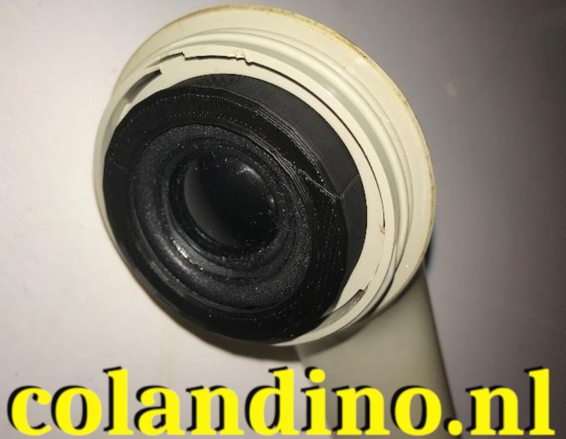 Doe de speaker in de hoorn en druk de dop erop.