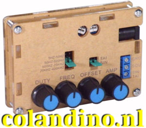 Het eindresultaat van een uurtje knutselen.