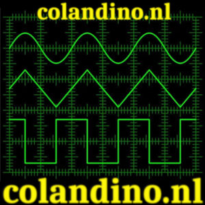 De drie uitgangssignalen van iedere functiegenerator.