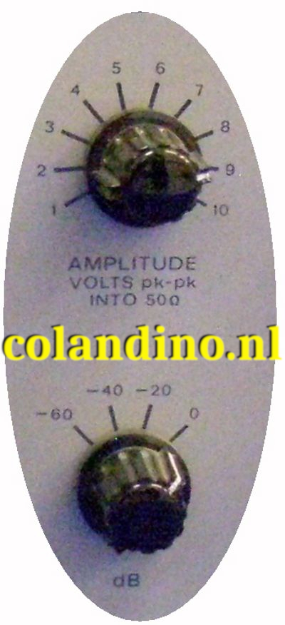 Een goed bruikbare instelling voor de grootte van de uitgangsspanning.