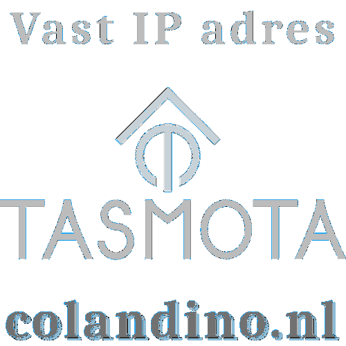 Tasmota vast ip adres