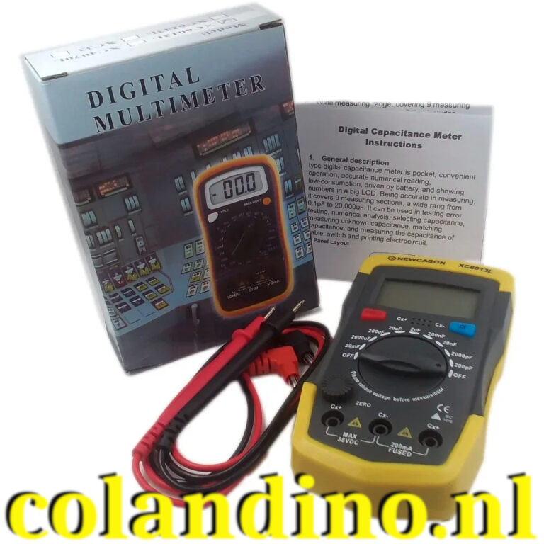 Newcason XC6013L Digitale Capaciteitsmeter