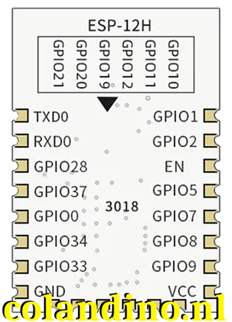 ESP-12H pinout