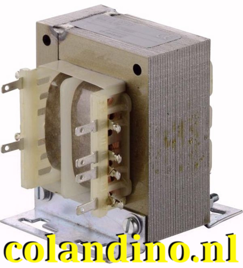 Een 500 VA scheidingstrafo van Elma.