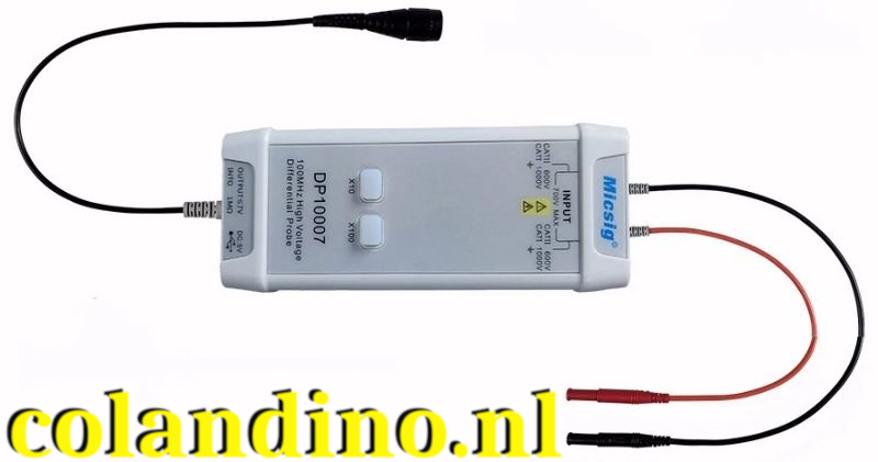 De differentiële probe DP10007 van Micsig.