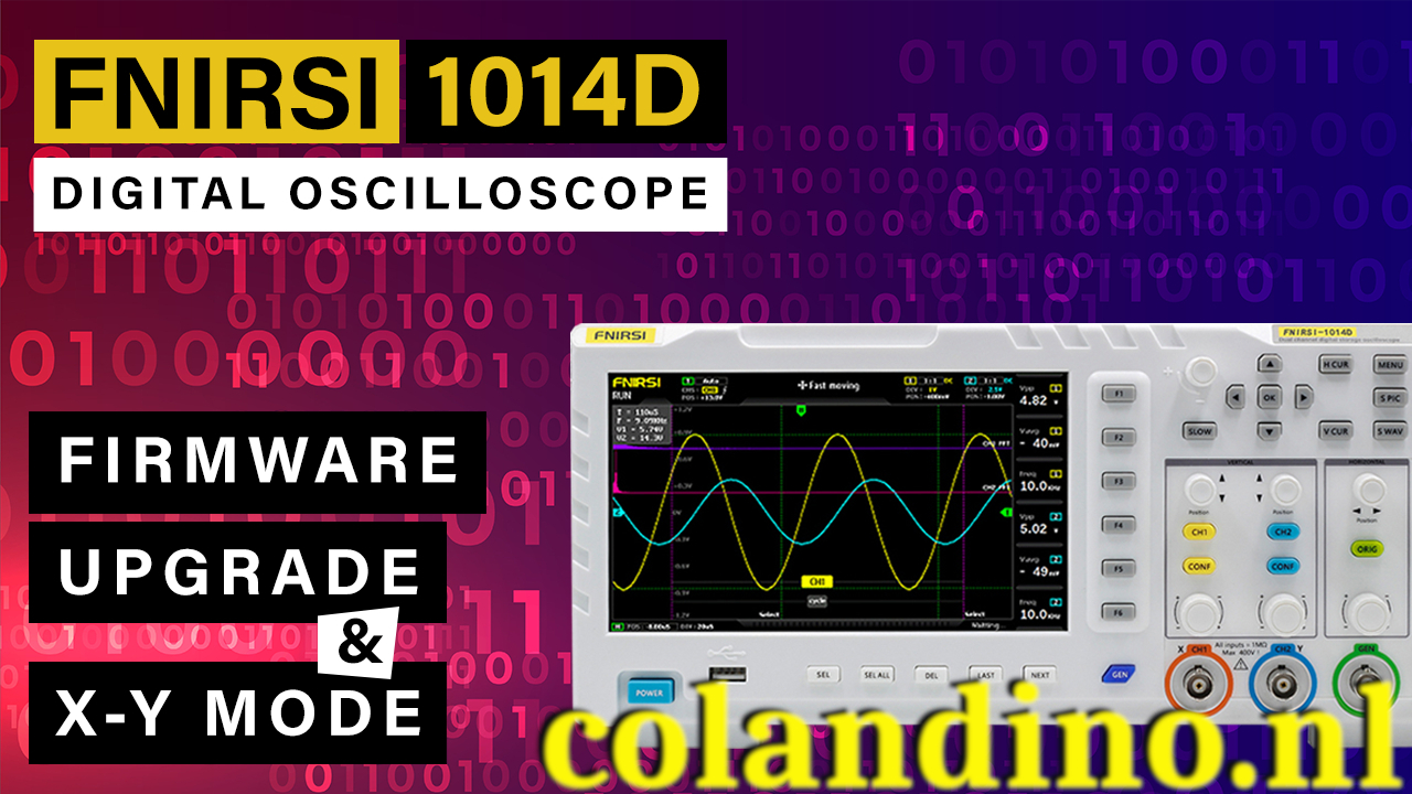 FNIRSI 1014D – Hoe de firmware te upgraden