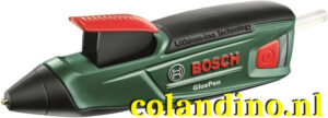Bosch Cordless Hot Glue Gun GluePen (Micro USB charger, 3.6 Volt, 4 glue sticks UltraPower