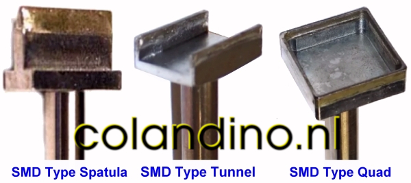 Speciale T12 soldeerstiften voor het desolderen van SMD componenten.