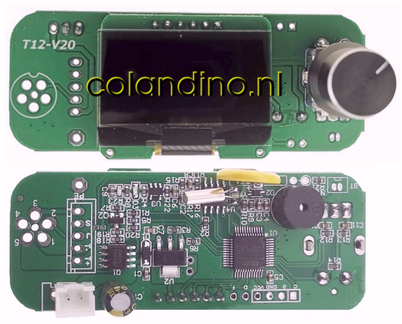 Een van de versies van de SMT32 controller-print.