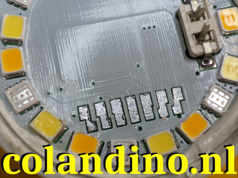 Alle contacten moeten goed schoon zijn, herhaal anders voorgaande stappen