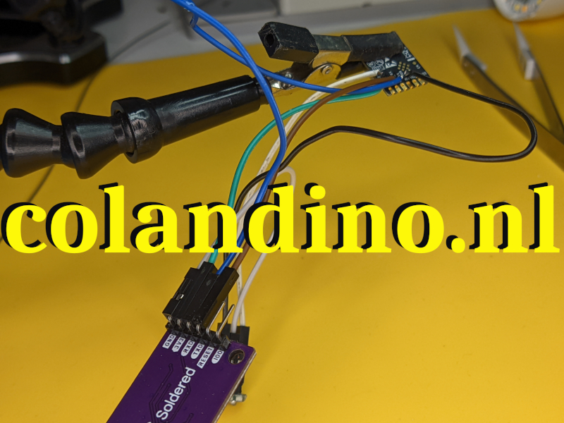 Het flashen is bezig