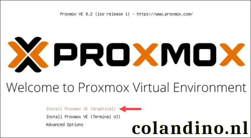 Installatie Proxmox VE (Grafisch)
