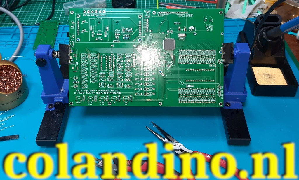 Opbouw van de Retro Chip Tester (RCT) professional