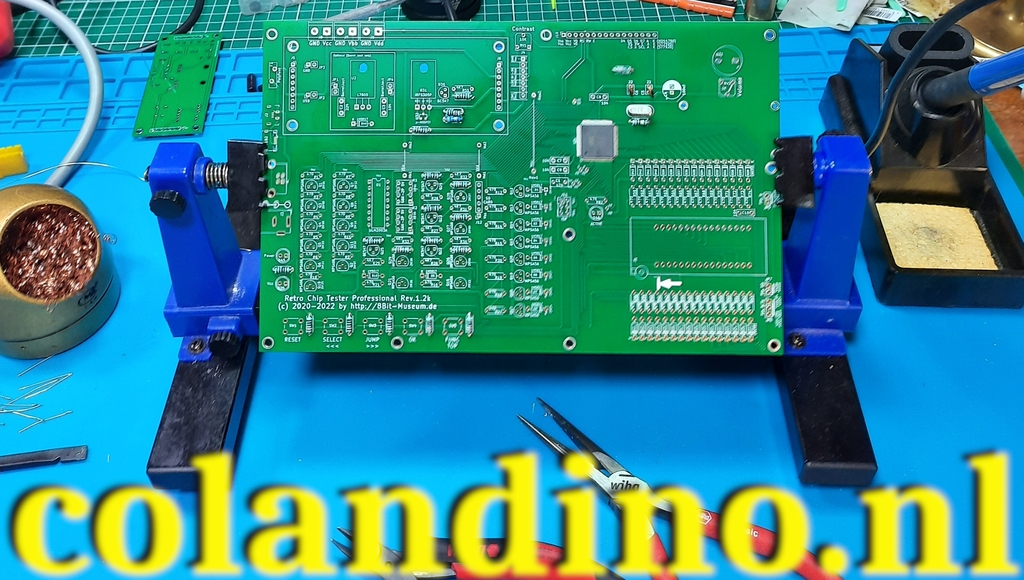 Opbouw van de Retro Chip Tester (RCT) professional
