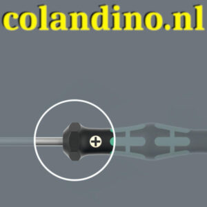 PrecisiezoneDe precisiezone direct boven de kling geeft de gebruiker een goed gevoel voor de juiste draaihoek bij het justeren.