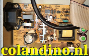 Voedingsprint van de TP-Link TL-SG3109