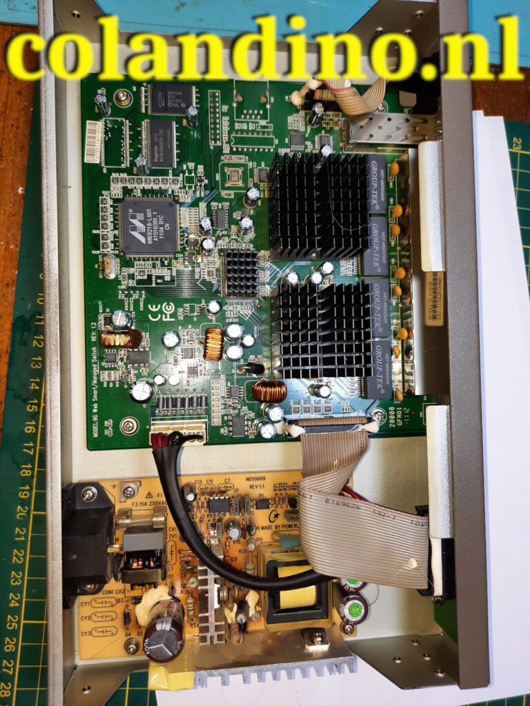 Condensator is nu vervangen en de switch werkt weer naar behoren.