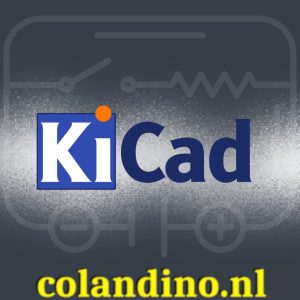 Colandino.nl converteren van schema naar printplaat in KiCad