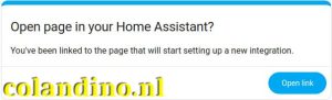Add tot Home Assistant