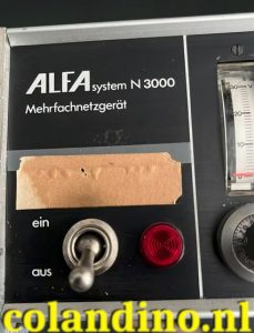ALFA system N 3000 Mehrfachnetzgerät - vintage lineaire labvoeding