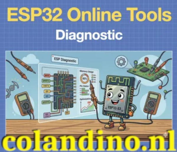 ESP32 tools online - Diagnostische tools
