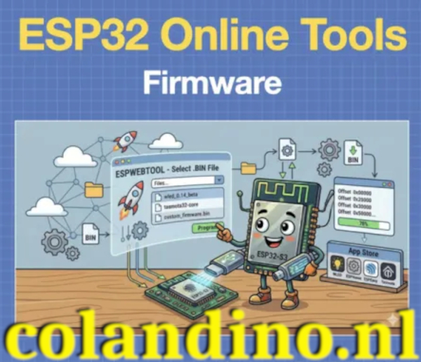 ESP32 tools online - Firmware Flashtools