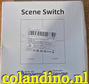 Goedkope Zigbee schakelaar met 4 knoppen op AliExpress