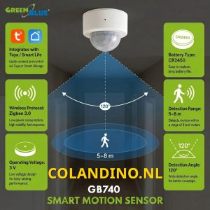 GreenBlue Zigbee bewegingsmelder GB740